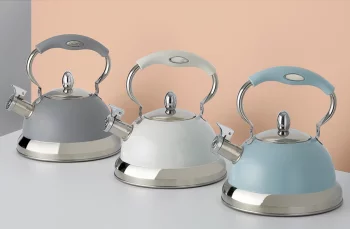 Чайник со свистком Living 2.5 L серый