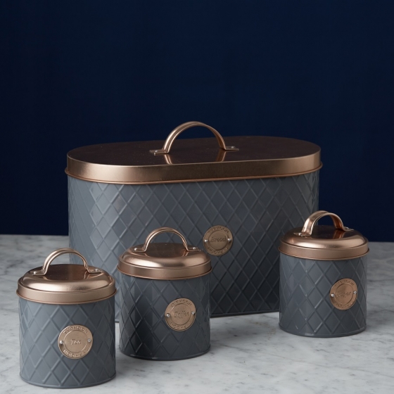 Емкость для хранения чая Henrik Copper lid 1 L 2