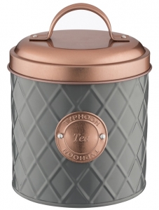 Емкость для хранения чая Henrik Copper lid 1 L