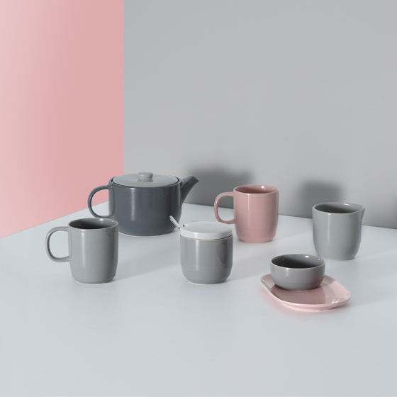 Тарелка сервировочная Cafe Concept 20X13 CM розовая 6