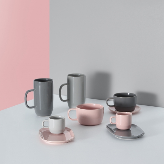 Чашка для каппучино Cafe Concept 400 ml розовая 4