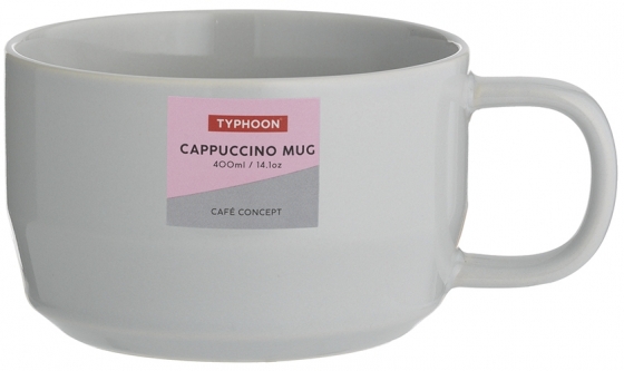 Чашка для каппучино Cafe Concept 400 ml серая 7