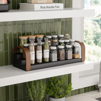 Полка для специй трехъярусная раздвижная Bellwood 32-61X13X16 CM