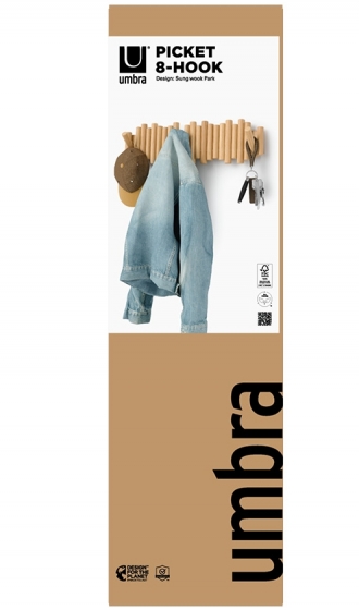 Вешалка настенная Picket 61X3X17 CMM 15