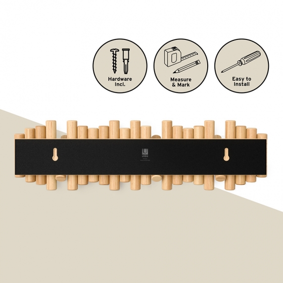 Вешалка настенная Picket 61X3X17 CMM 14