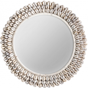 Зеркало в раме из ракушек Tholy Ø102 CM