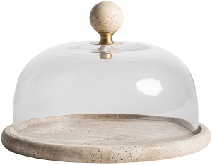 Блюдо с клошем Tetbury 33X33X23 CM