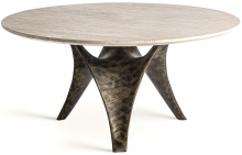 Обеденный стол из травертина Laize 150X15X75 CM