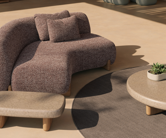 Столик Milos 110X110X25 CM 3