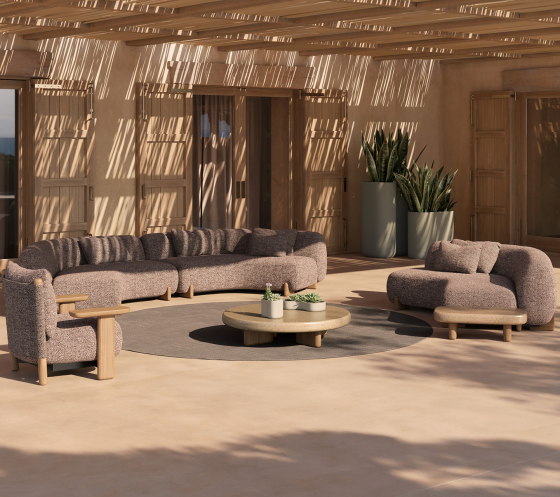 Столик Milos 110X110X25 CM 2