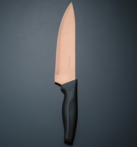 Набор из 5 ножей в подставке Opulence розовое золото 5