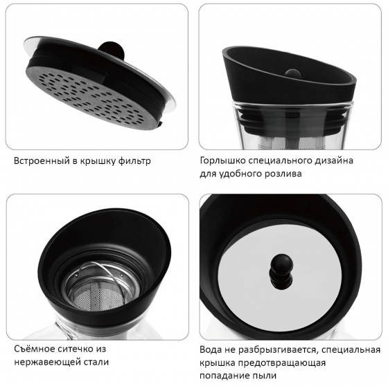 Графин с ситечком для чая Infusion™ Iced Tea 1.4  L 3