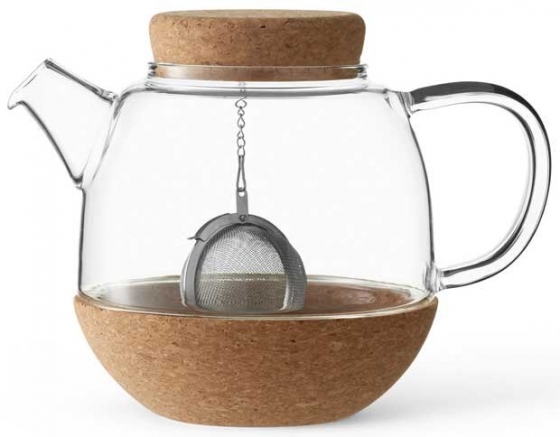 Чайник из стекла и пробки Cortica 800 ml 1