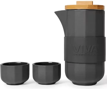 Чайный набор Alexander 500 / 50 ml угольно-чёрного цвета