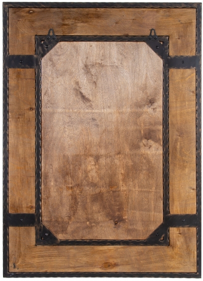 Зеркало в раме из стали и дерева Triangle 72X102 CM 4