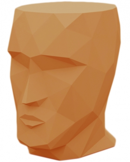 Табурет в форме головы Adan stool 30X41X42 CM оранжевый 1