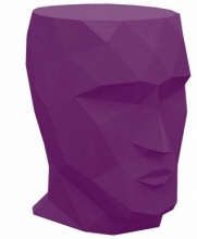 Табурет в форме головы Adan stool 30X41X42 CM фиолетовый