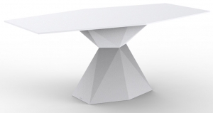 Стол из полиэтиленовой смолы Vertex 180X94X72 CM белого цвета