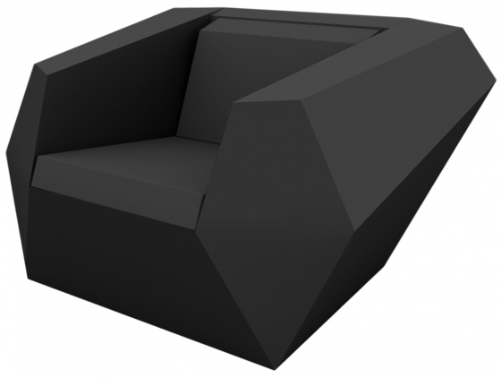 Кресло Faz 120X100X70 CM чёрное 1
