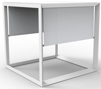 Кровать с навесом и шторкой Vela 204X204X204 CM