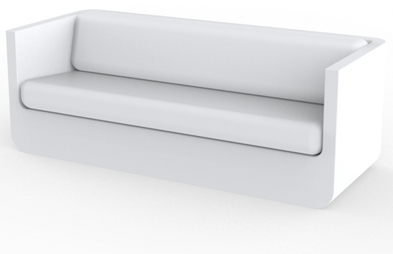 Диван Ulm 200X82X81 CM белого цвета 1