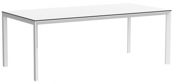 Cтол Frame с алюминиевой столешницей 200X100X74 CM