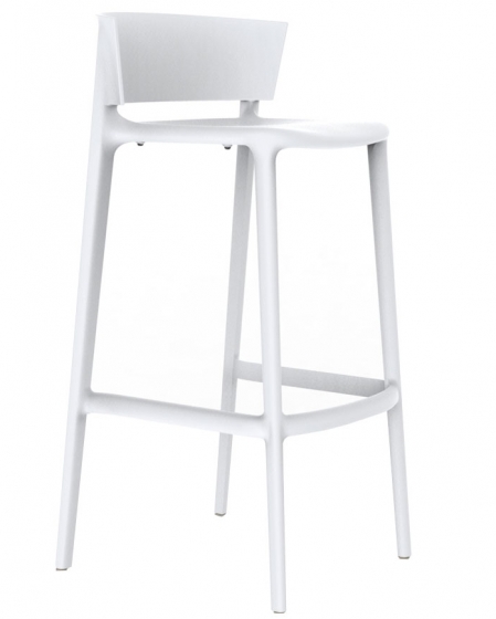 Барный стул Africa 48X47X95 CM белого цвета 1