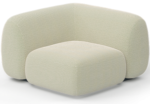 Модуль для садового дивана Milos 103X103X63 CM