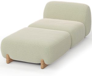 Модуль для садового дивана Milos 152X103X63 CM