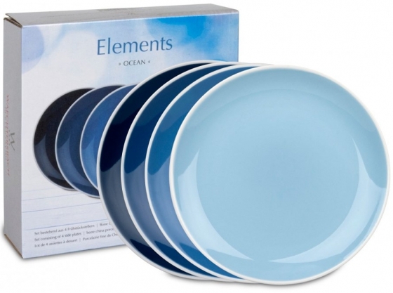 Набор четырёх тарелок Oсean Ø19 CM 1