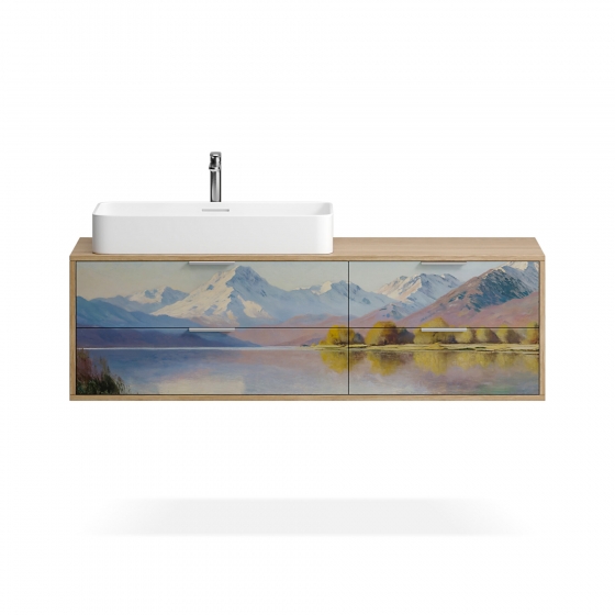 Тумба для ванной подвесная WPR 156 1