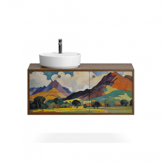 Тумба для ванной подвесная WPR 74 1