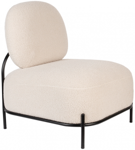 Кресло Polly 66X72X77 CM белого цвета