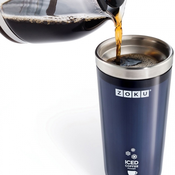 Стакан для охлаждения напитков Iced coffee maker 325 ml серый 7