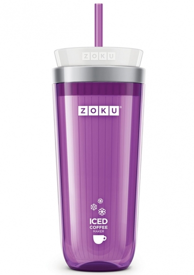Стакан для охлаждения напитков Iced coffee maker 325 ml фиолетовый 2