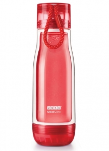 Бутылка стеклянная Zoku 475 ml красная