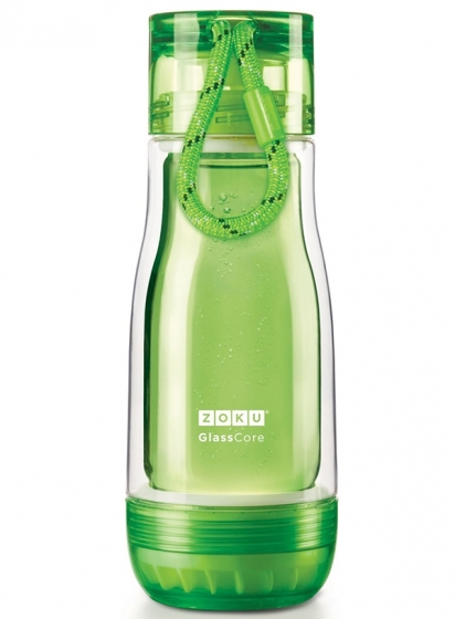 Бутылка стеклянная Zoku 325 ml зеленая 1